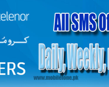 All Telenor SMS Packages, Daily, Weekly And Monthly free